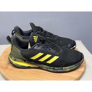 Adidas Fortarun‎ S23770 Black Running Shoes Mens 7 Sneakers Camo Green Casual